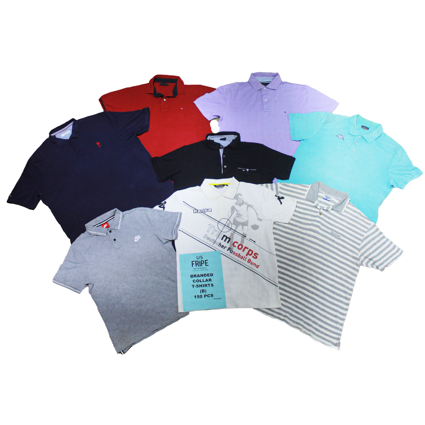 50X Brand Collar T-shirts B