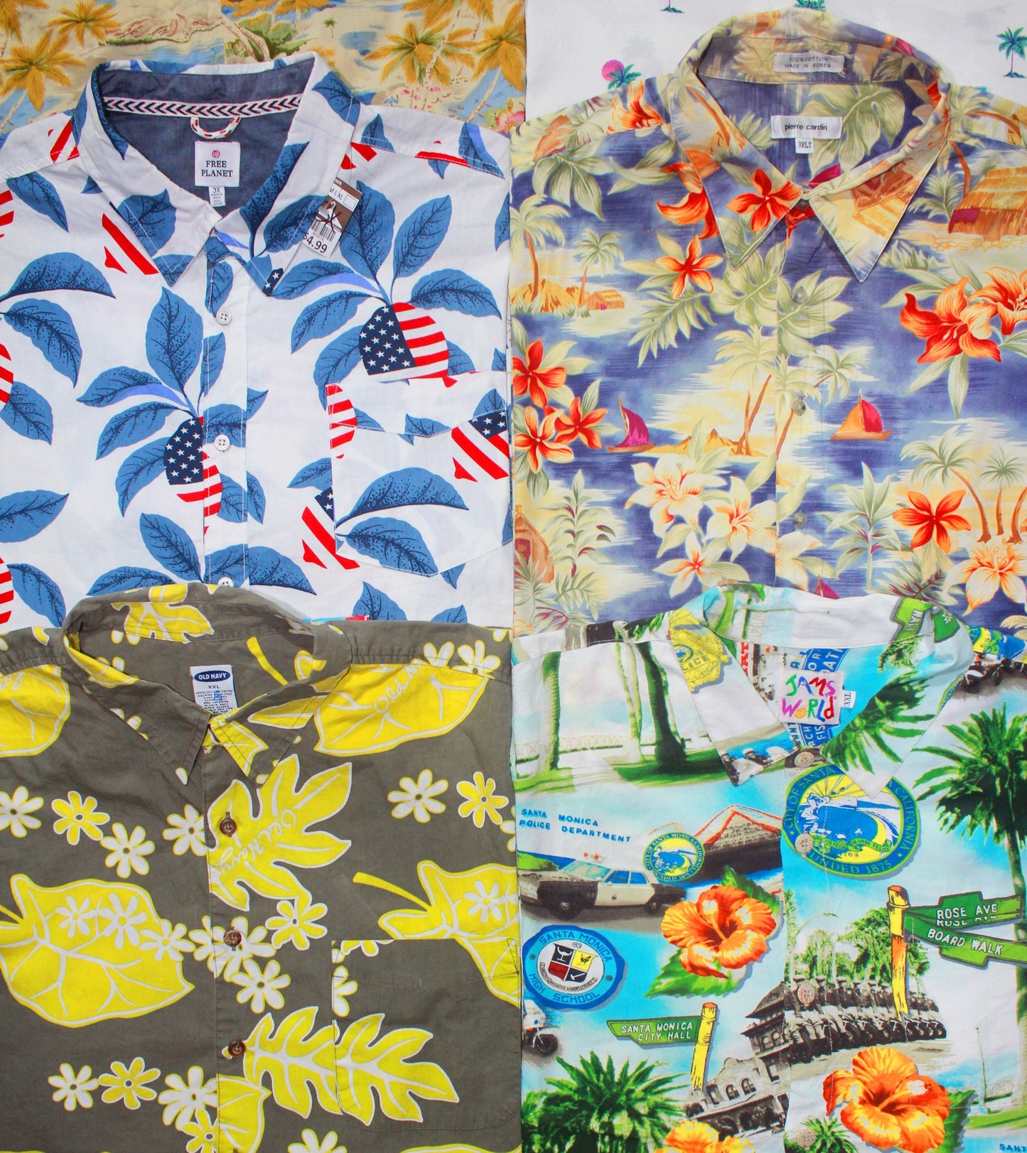 50X Hawaii collar shirts