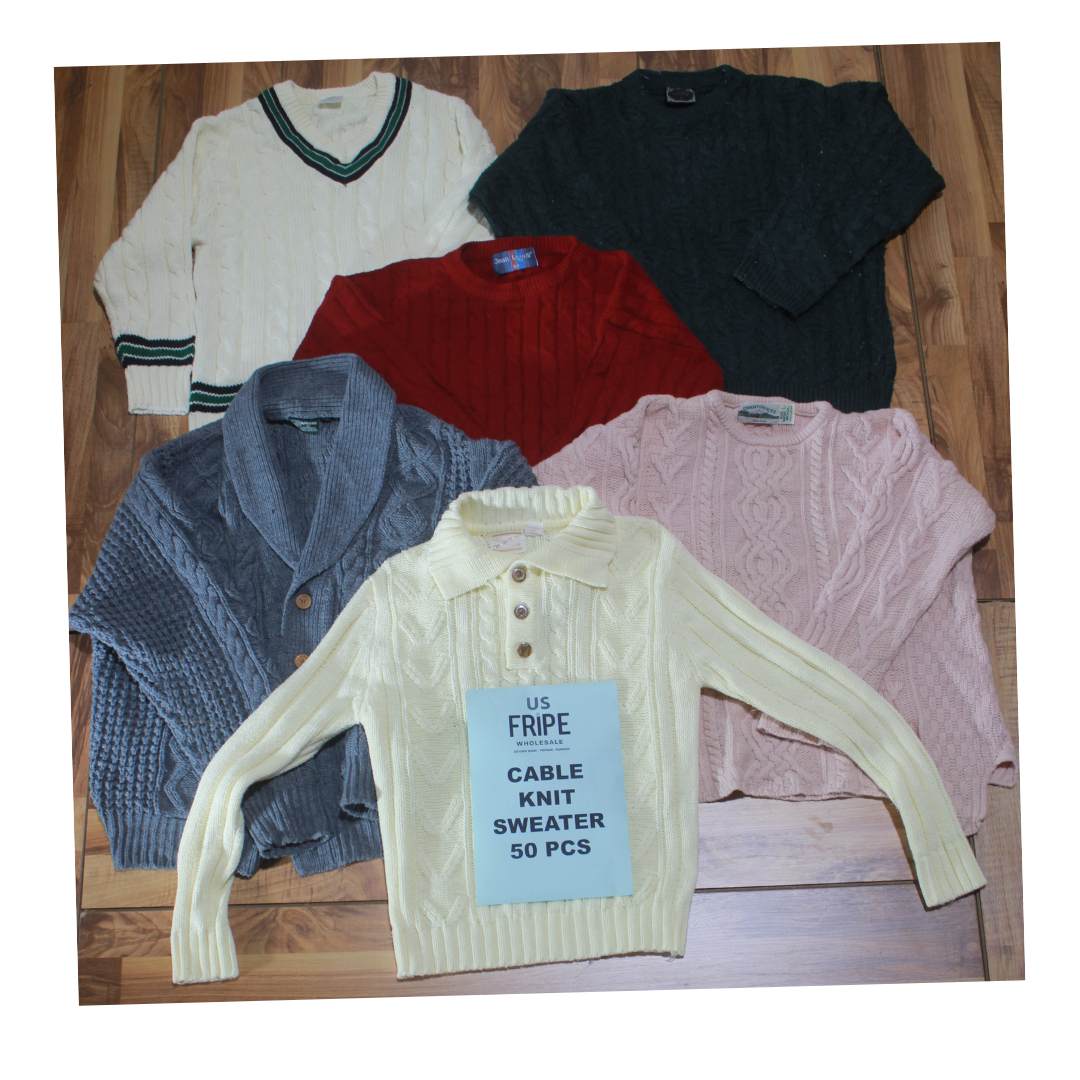 50X Cable Knit Sweater