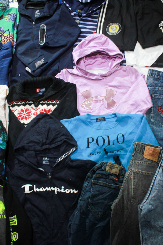 50X Kids Brand Clothing Wholesale – Bulk Vintage Children’s Wear Lot