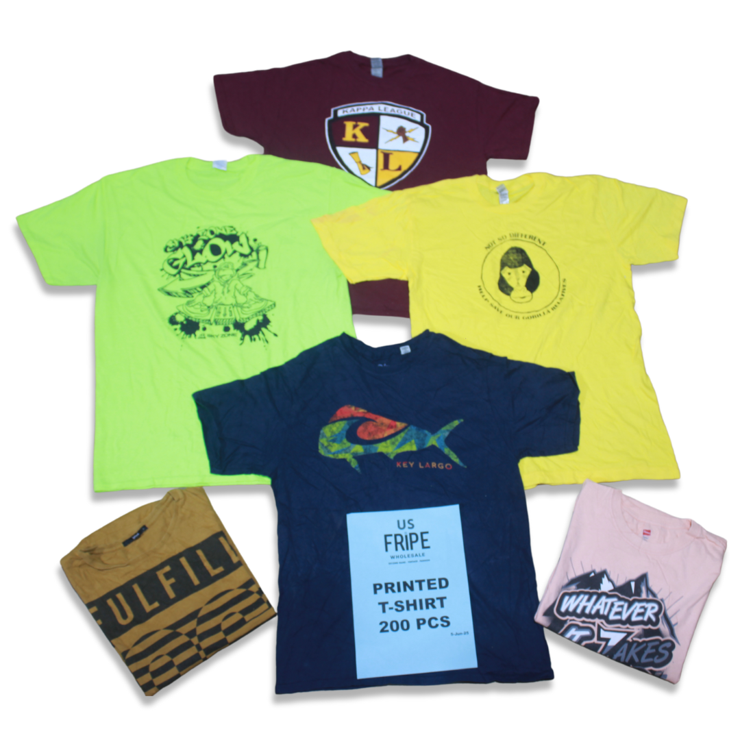 50X Printed T-shirts