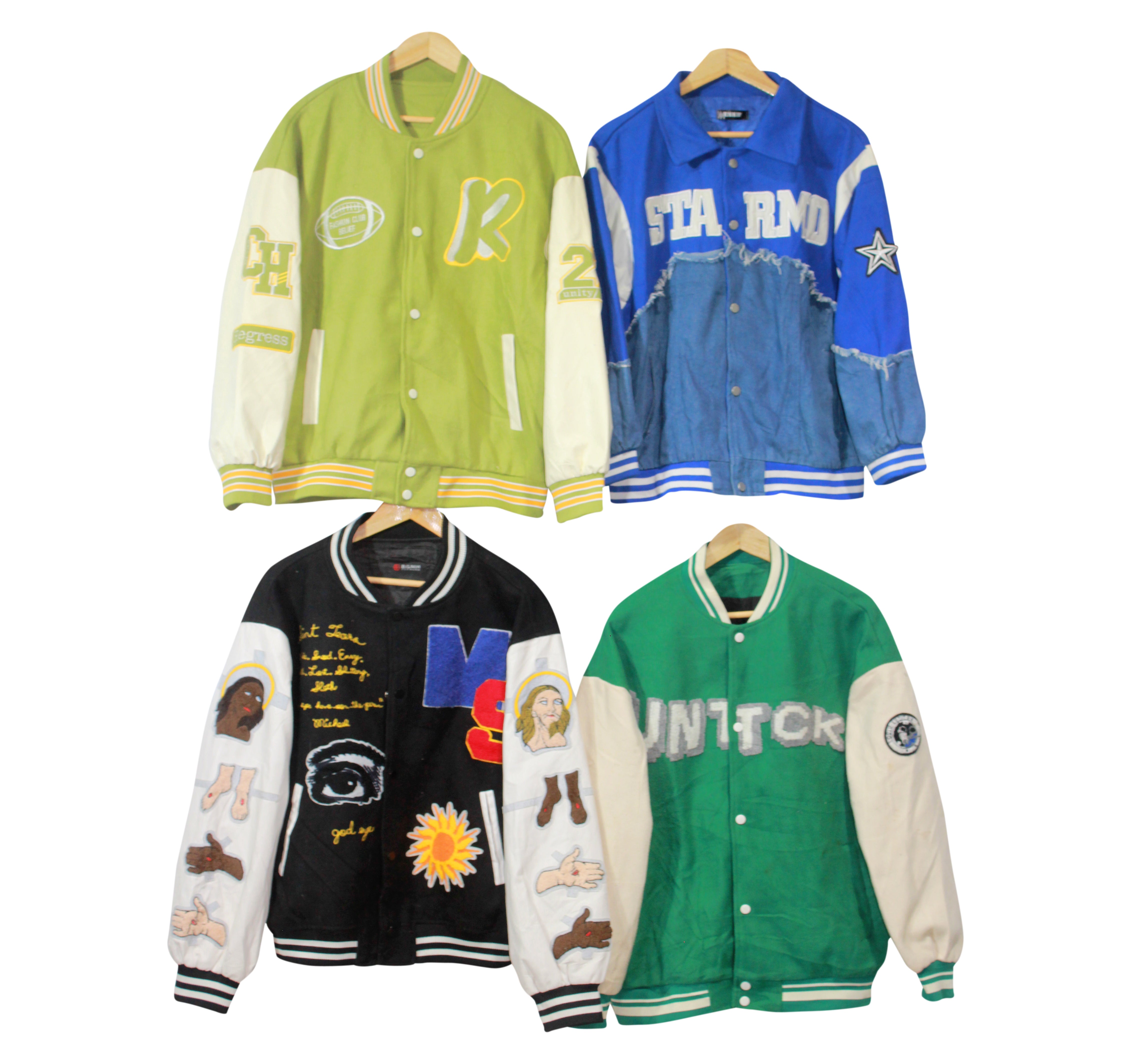 25X Baseball Varsity Jackets | College , Bomber Styles– US Fripe