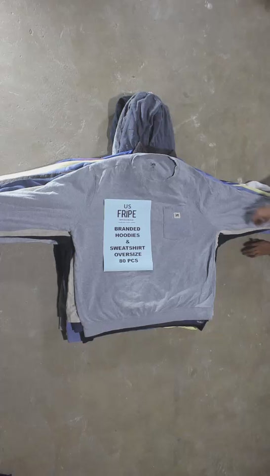 40X Brand Hooded Sweat Oversize